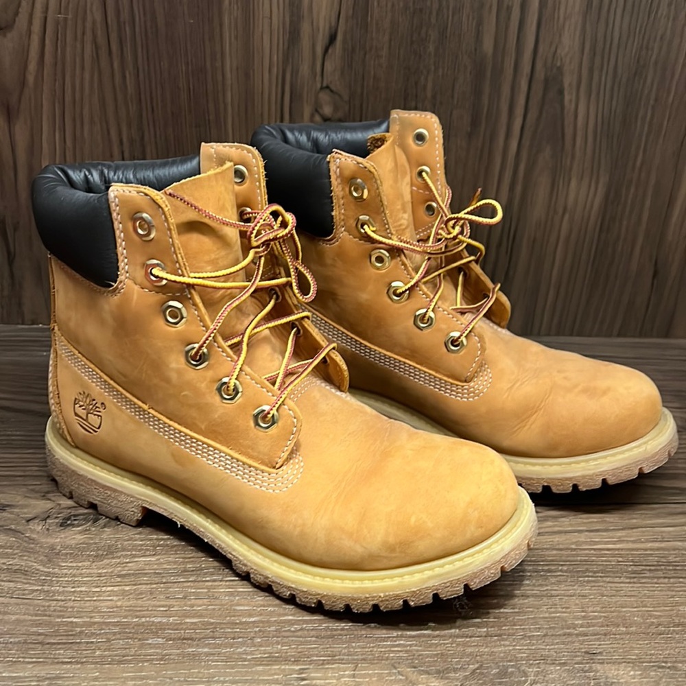 Timberland Premium 6 Inch Waterproof Boots in Wheat Nubuck